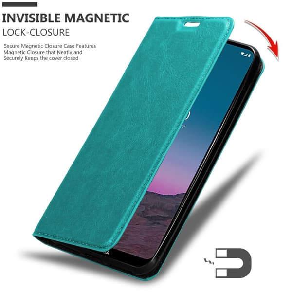 Nokia 5.4 Fodral Skal Plånboksfodral Case med magnetisk stängning, ståfunktion och kortficka