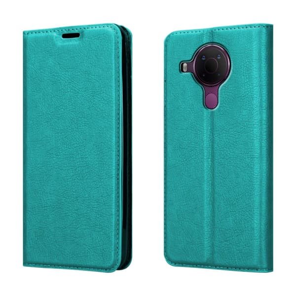 Nokia 5.4 Fodral Skal Plånboksfodral Case med magnetisk stängning, ståfunktion och kortficka