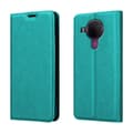 Miniatyrbild 8 av 8: Nokia 5.4 Fodral Skal Plånboksfodral Case med magnetisk stängning, ståfunktion och kortficka