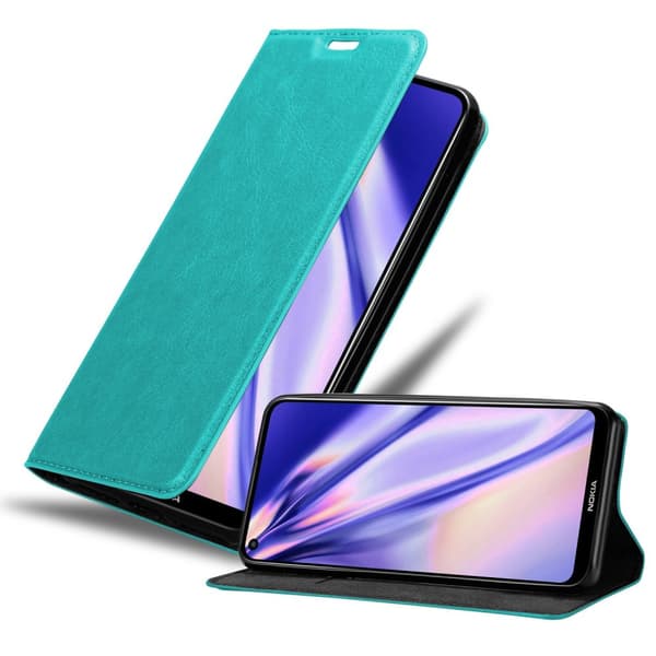 Nokia 5.4 Fodral Skal Plånboksfodral Case med magnetisk stängning, ståfunktion och kortficka