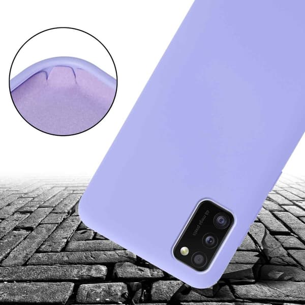 Deksel med Kedja for Samsung Galaxy A52 (4G / 5G) / A52s Silikonbeskyttelsesetui med lengdejusterbar ledningsstropp