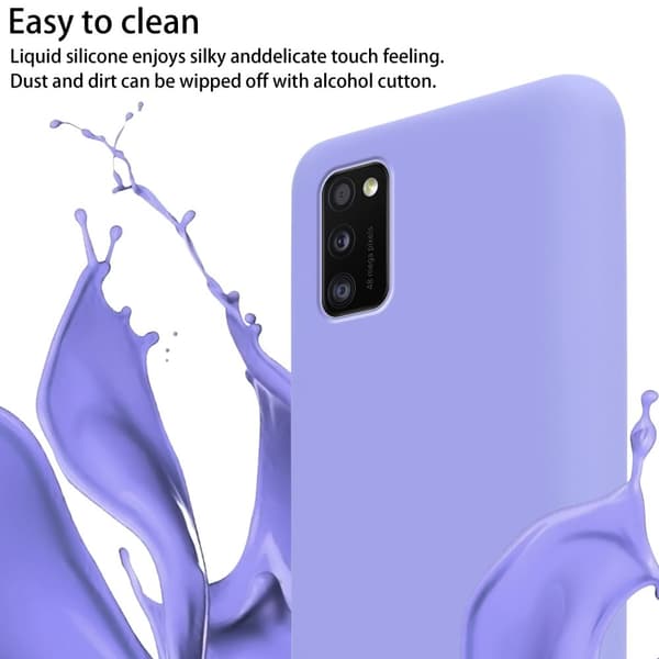 Deksel med Kedja for Samsung Galaxy A52 (4G / 5G) / A52s Silikonbeskyttelsesetui med lengdejusterbar ledningsstropp