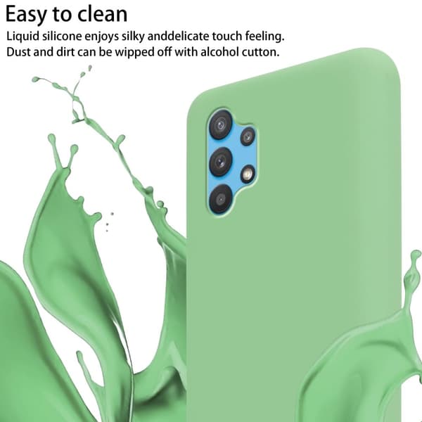 Deksel med Kedja for Samsung Galaxy A52 (4G / 5G) / A52s Silikonbeskyttelsesetui med lengdejusterbar ledningsstropp