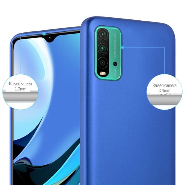 Deksel til Xiaomi RedMi 9T / POCO M3 Beskyttelsesdeksel laget av fleksibelt TPU-silikon