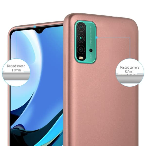 Deksel til Xiaomi RedMi 9T / POCO M3 Beskyttelsesdeksel laget av fleksibelt TPU-silikon