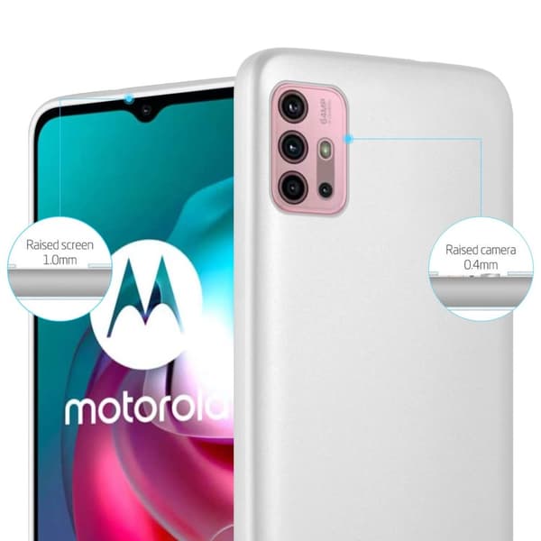 Motorola MOTO G10 / G30 Suojakuori Kotelo valmistettu joustavasta TPU-silikonista