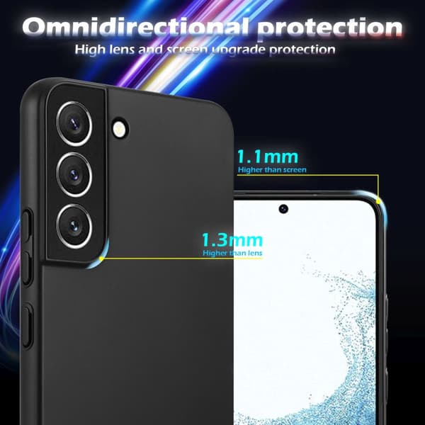 Hårt Samsung Galaxy S22 PLUS Fodral Skal Fodral Mobilskydd Hard Case Skyddsomslag i metalloptik mot repor och stötar
