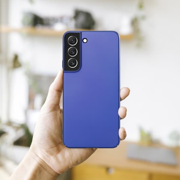Samsung Galaxy S22 PLUS Suojakuori Hard Case Suojakotelo metallin näköinen suojus naarmuja ja iskuja vastaan