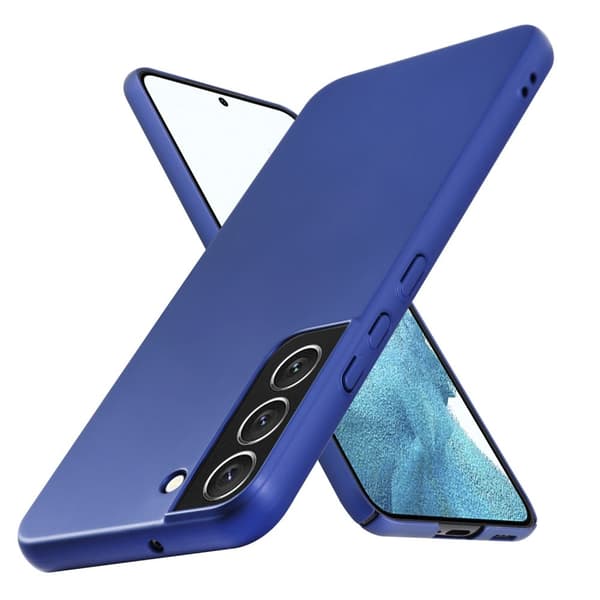 Samsung Galaxy S22 PLUS Suojakuori Hard Case Suojakotelo metallin näköinen suojus naarmuja ja iskuja vastaan
