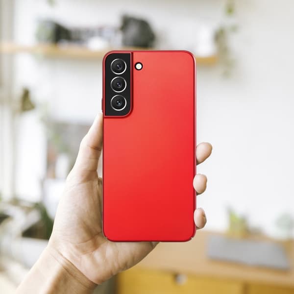 Samsung Galaxy S22 PLUS Suojakuori Hard Case Suojakotelo metallin näköinen suojus naarmuja ja iskuja vastaan