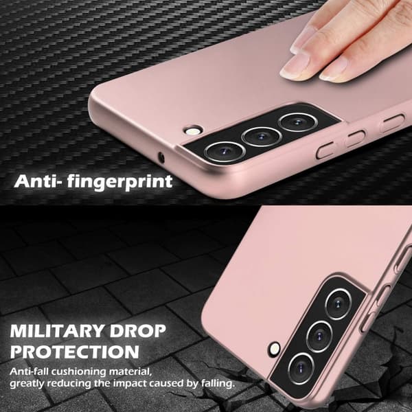 Hårt Samsung Galaxy S22 PLUS Fodral Skal Fodral Mobilskydd Hard Case Skyddsomslag i metalloptik mot repor och stötar