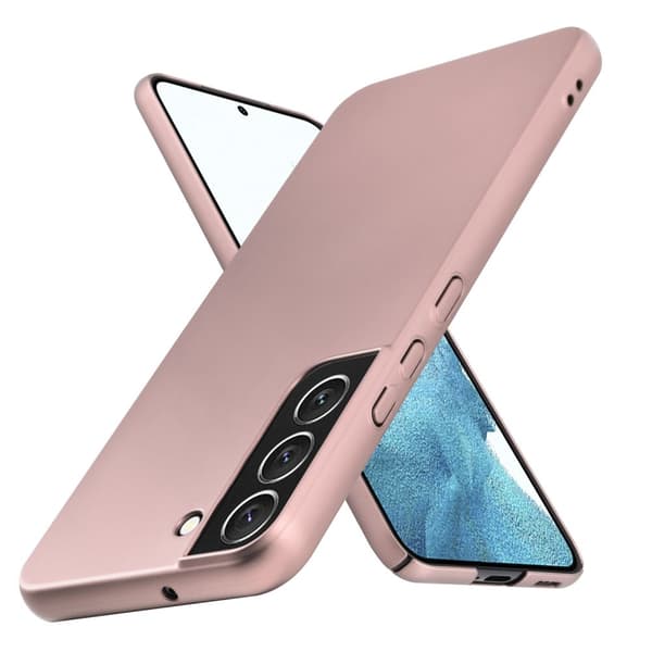Samsung Galaxy S22 PLUS Suojakuori Hard Case Suojakotelo metallin näköinen suojus naarmuja ja iskuja vastaan