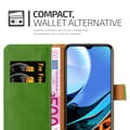 Miniatyrbilde 4 av 8: Deksel til Xiaomi RedMi 9T / POCO M3 Lommebokdeksel med magnetisk lukking, stativfunksjon og kortlomme