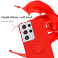Miniatyrbild 5 av 11: Samsung Galaxy S22 ULTRA Skal Fodral Mobilskydd av flexibelt TPU-silikon med ring Skyddsfodral Case Cover