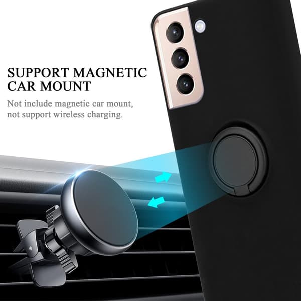 Samsung Galaxy S22 PLUS Skal Fodral Mobilskydd av flexibelt TPU-silikon med ring Skyddsfodral Case Cover