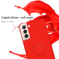Miniatyrbild 3 av 9: Samsung Galaxy S22 PLUS Skal Fodral Mobilskydd av flexibelt TPU-silikon med ring Skyddsfodral Case Cover