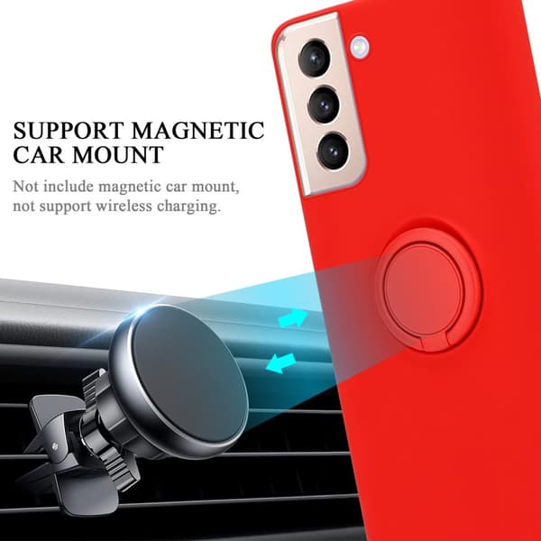 Samsung Galaxy S22 PLUS Skal Fodral Mobilskydd av flexibelt TPU-silikon med ring Skyddsfodral Case Cover