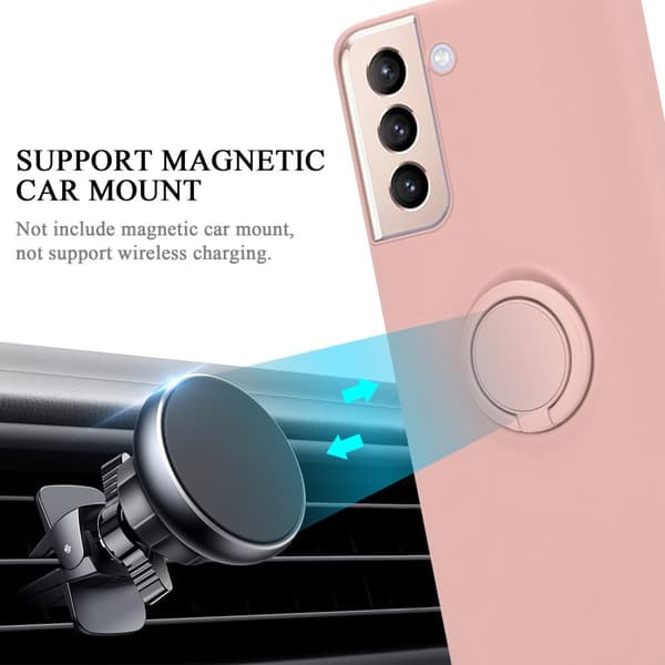 Samsung Galaxy S22 PLUS Skal Fodral Mobilskydd av flexibelt TPU-silikon med ring Skyddsfodral Case Cover