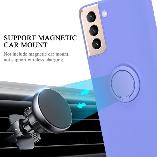 Samsung Galaxy S22 PLUS Skal Fodral Mobilskydd av flexibelt TPU-silikon med ring Skyddsfodral Case Cover