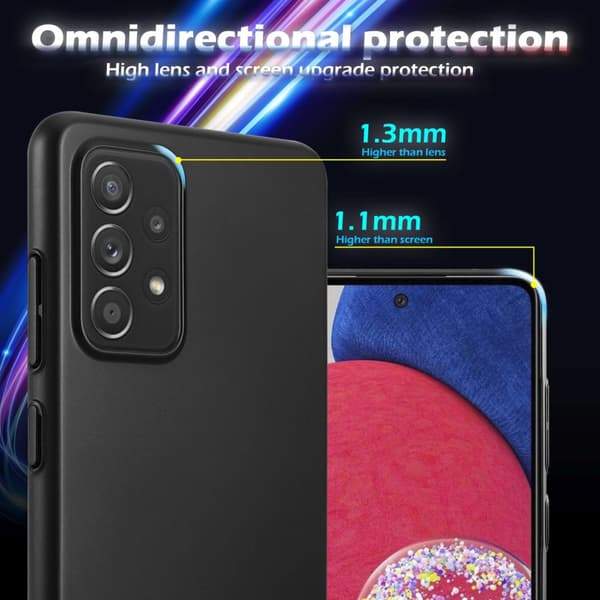 Hårt Samsung Galaxy A52 (4G / 5G) / A52s Fodral Skal Fodral Mobilskydd Hard Case Skyddsomslag i metalloptik mot repor och stötar