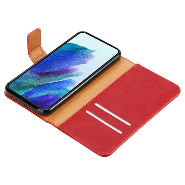 Deksel til Samsung Galaxy S22 Lommebokdeksel med magnetisk lukking, stativfunksjon og kortlomme