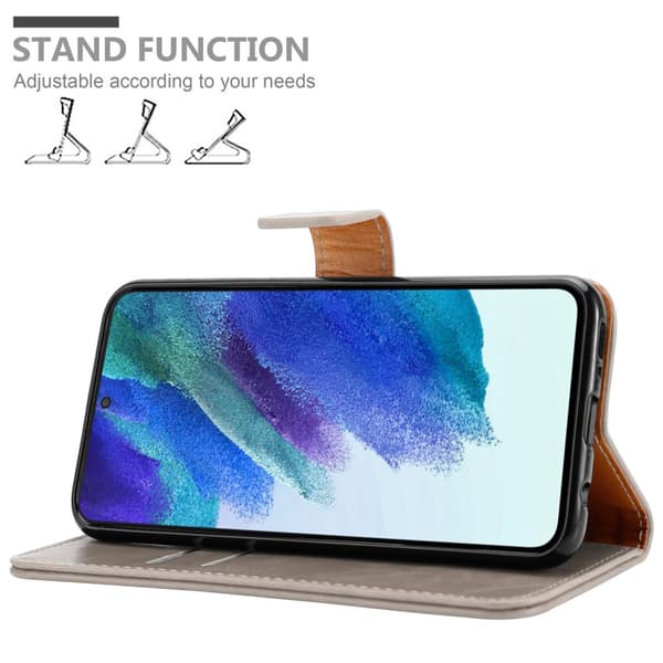 Samsung Galaxy S22 Plånboksfodral Skal Mobilskyddmed magnetisk stängning, ståfunktion och kortficka