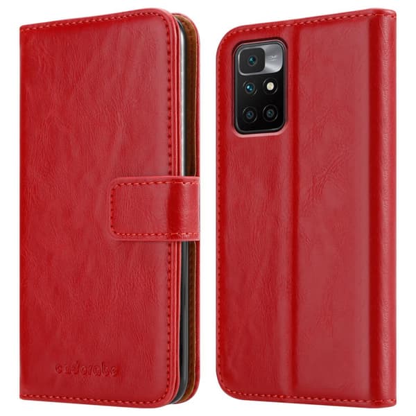 Xiaomi RedMi 10 4G Plånboksfodral Skal Mobilskyddmed magnetisk stängning, ståfunktion och kortficka