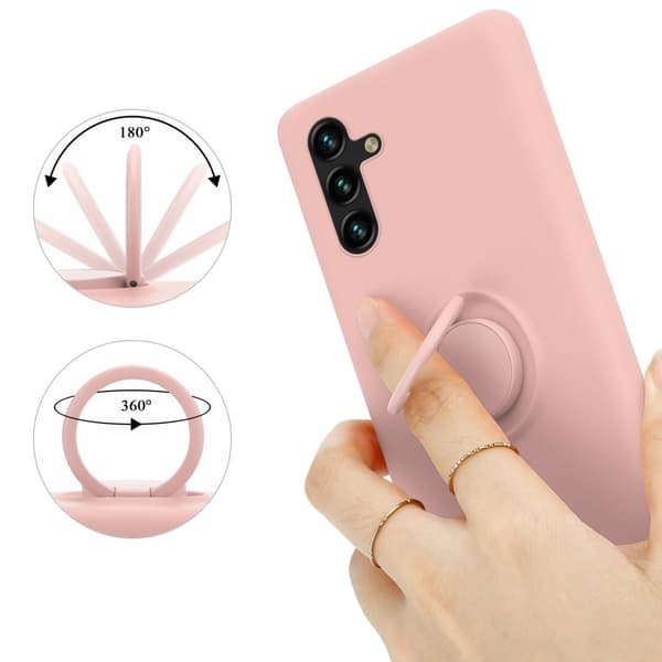 Samsung Galaxy A13 5G Suojakotelo Suojakuori joustavasta TPU-silikonista jossa on rengas