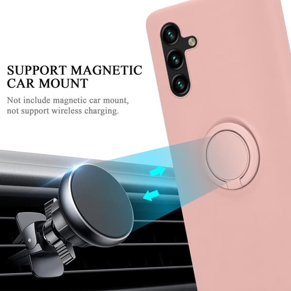 Samsung Galaxy A13 5G Suojakotelo Suojakuori joustavasta TPU-silikonista jossa on rengas