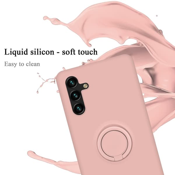 Samsung Galaxy A13 5G Suojakotelo Suojakuori joustavasta TPU-silikonista jossa on rengas