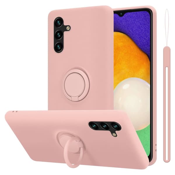 Samsung Galaxy A13 5G Suojakotelo Suojakuori joustavasta TPU-silikonista jossa on rengas