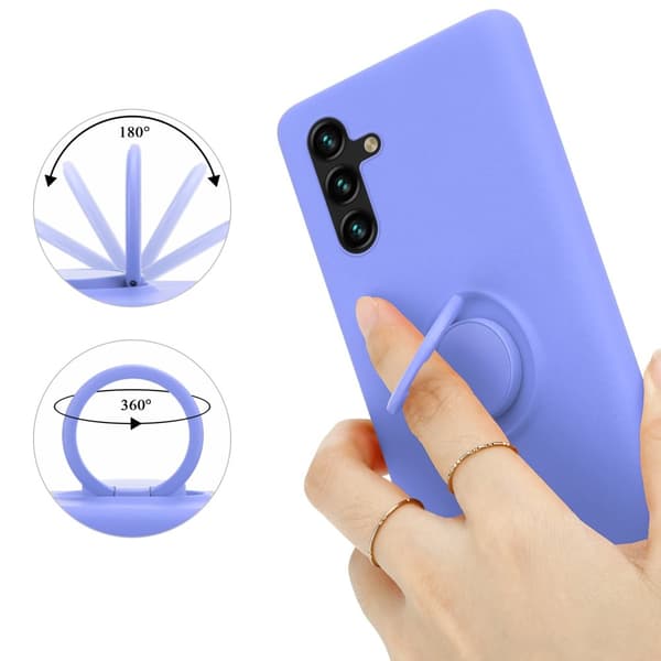 Samsung Galaxy A13 5G Suojakotelo Suojakuori joustavasta TPU-silikonista jossa on rengas