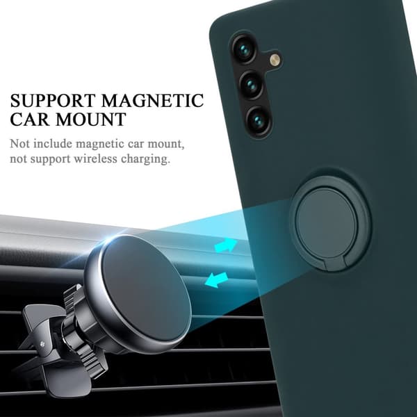 Samsung Galaxy A13 5G Suojakotelo Suojakuori joustavasta TPU-silikonista jossa on rengas