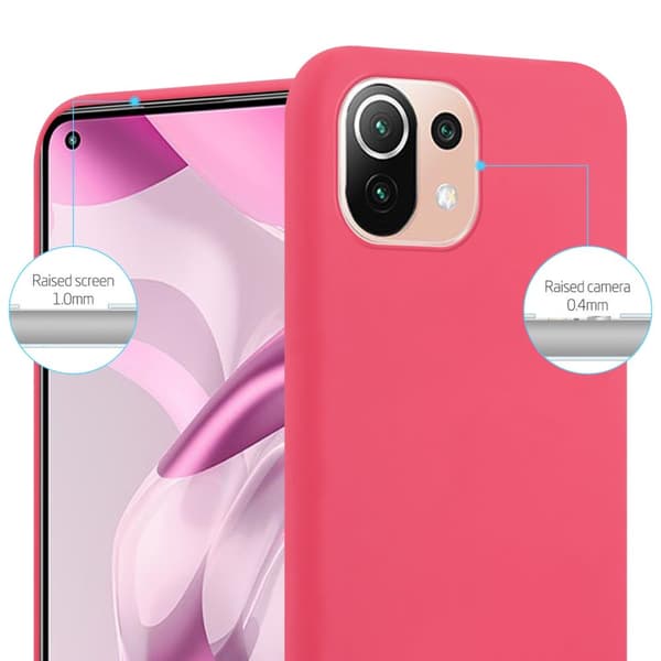 Xiaomi Mi 11 LITE (4G / 5G) / 11 LITE NE Skal Fodral Case Cover Mobilskydd av flexibelt TPU-silikon
