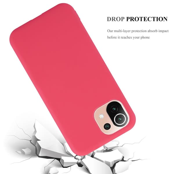 Xiaomi Mi 11 LITE (4G / 5G) / 11 LITE NE Skal Fodral Case Cover Mobilskydd av flexibelt TPU-silikon