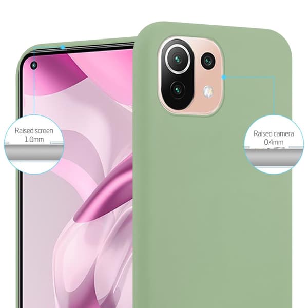 Xiaomi Mi 11 LITE (4G / 5G) / 11 LITE NE Skal Fodral Case Cover Mobilskydd av flexibelt TPU-silikon