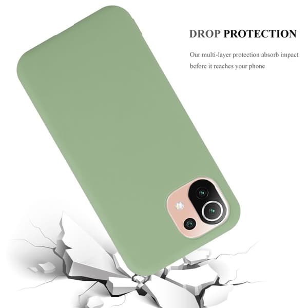 Xiaomi Mi 11 LITE (4G / 5G) / 11 LITE NE Skal Fodral Case Cover Mobilskydd av flexibelt TPU-silikon