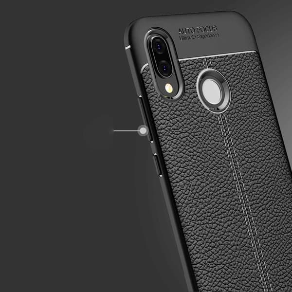 Huawei P20 LITE 2018 / NOVA 3E Etui Case Cover (Sort)