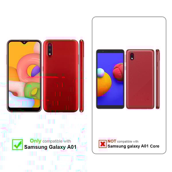 Samsung Galaxy A01 Suojakotelo Suojakuori valmistettu joustavasta TPU-silikonista