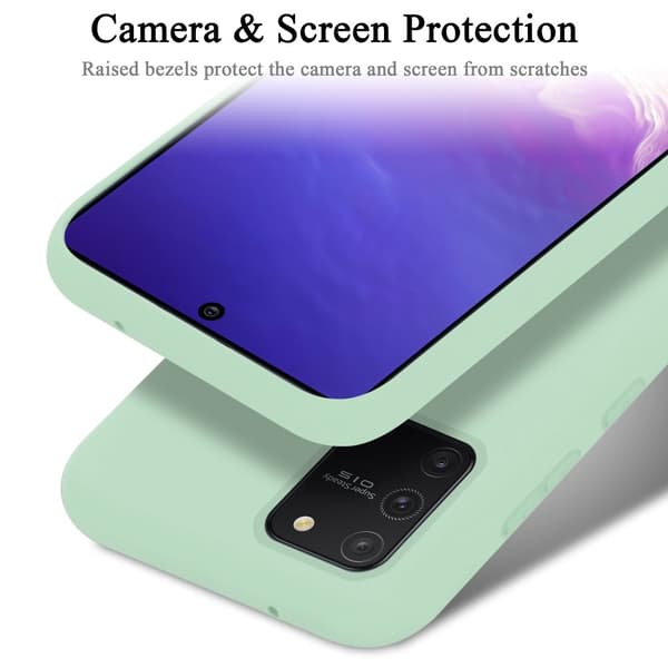 Samsung Galaxy A91 / S10 LITE / M80s Skal Fodral av flexibelt TPU-silikon Case Cover
