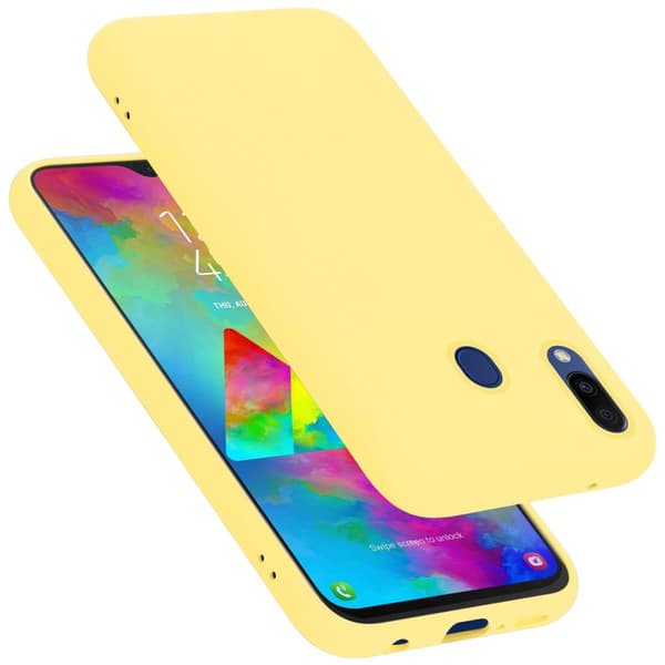 Samsung Galaxy M20 Cover Etui Case (Gul)