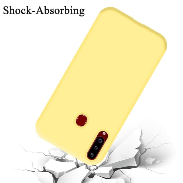Samsung Galaxy A20s Cover Etui Case (Gul)