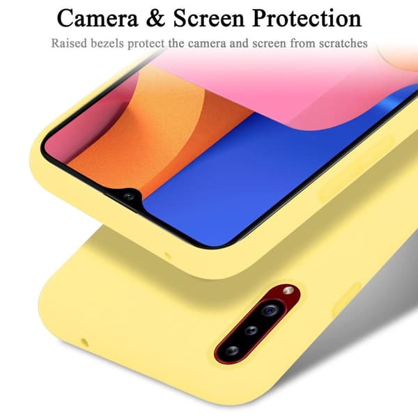 Samsung Galaxy A20s Cover Etui Case (Gul)
