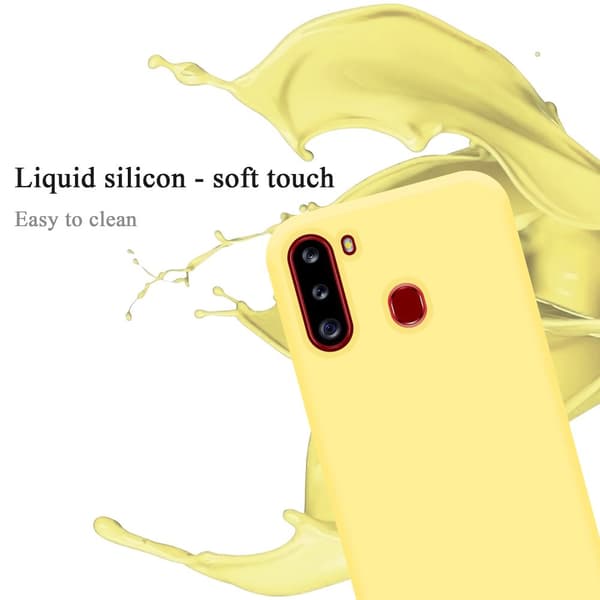 Samsung Galaxy A21 Suojakotelo Suojakuori valmistettu joustavasta TPU-silikonista