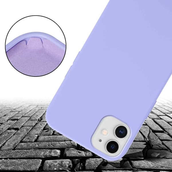 Deksel med Kedja for iPhone 11 Silikonbeskyttelsesetui med lengdejusterbar ledningsstropp