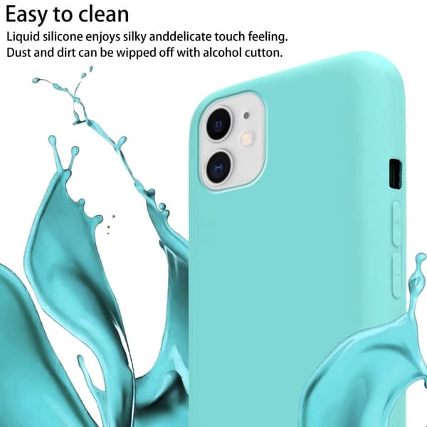 Mobiltelefonkedja för iPhone 11 Fodral Skal Skyddsfodral Skyddande silikonhölje med längdjusterbart band
