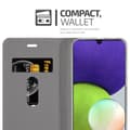 Miniatyrbild 4 av 9: Samsung Galaxy A22 4G / M22 / M32 4G Skal Plånboksfodral med magnetisk stängning, ståfunktion och kortficka