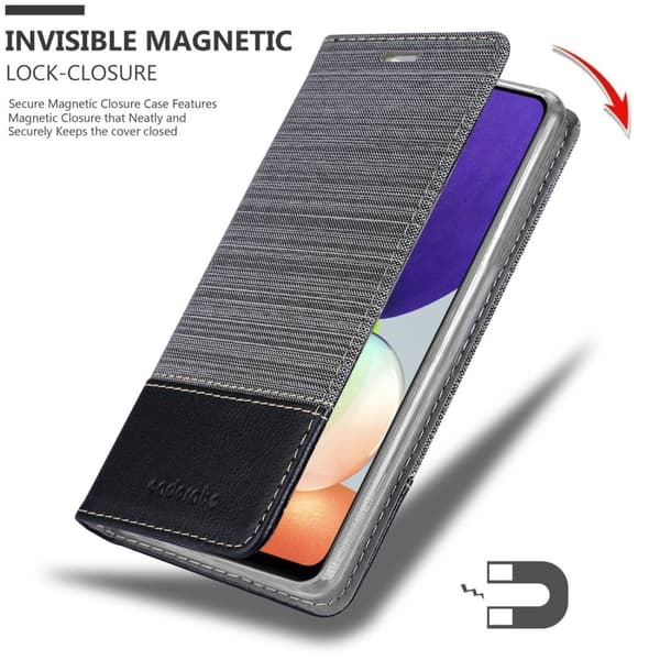 Samsung Galaxy A22 4G / M22 / M32 4G Skal Plånboksfodral med magnetisk stängning, ståfunktion och kortficka