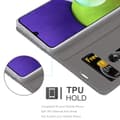 Miniatyrbild 5 av 8: Samsung Galaxy A22 4G / M22 / M32 4G Skal Plånboksfodral med magnetisk stängning, ståfunktion och kortficka