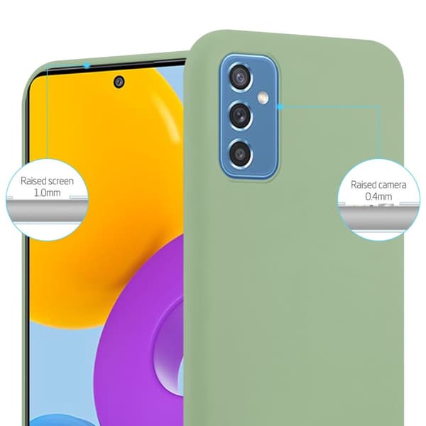 Samsung Galaxy M52 5G Skal Fodral Case Cover Mobilskydd av flexibelt TPU-silikon